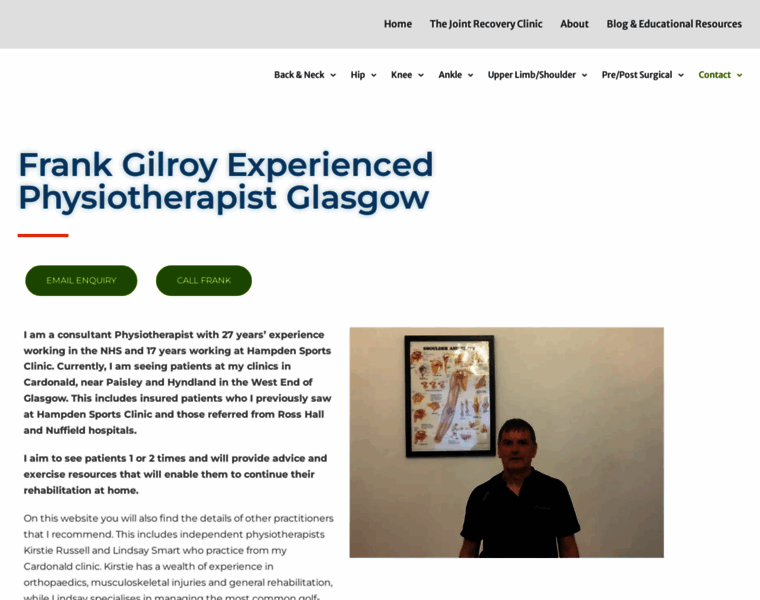 Frankgilroyphysiotherapy.co.uk thumbnail