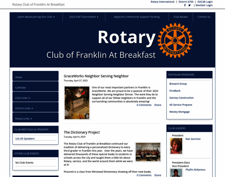 Franklinbreakfastrotary.org thumbnail