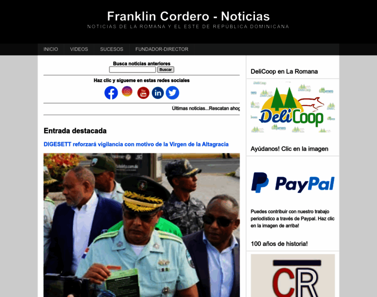 Franklincordero.com thumbnail