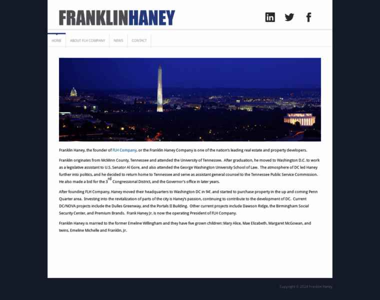 Franklinhaney.com thumbnail