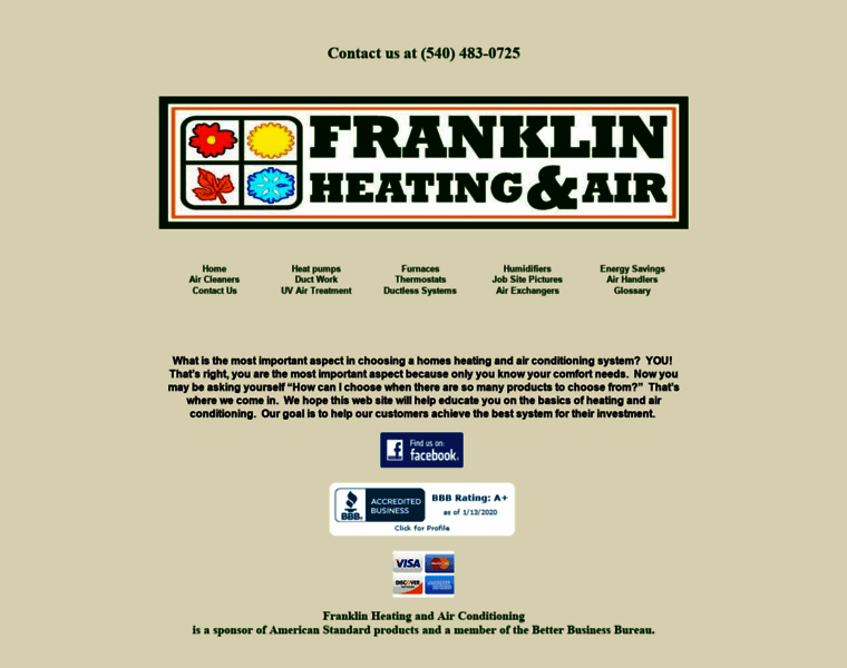 Franklinheatandair.com thumbnail