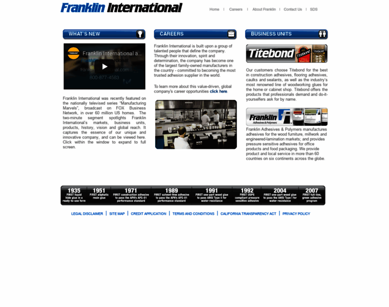 Franklininternational.com thumbnail