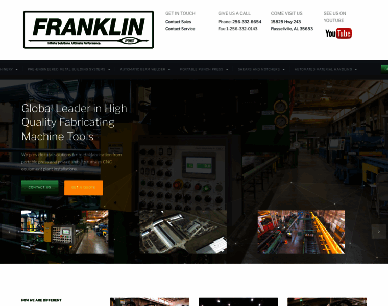 Franklinmanufacturing.com thumbnail
