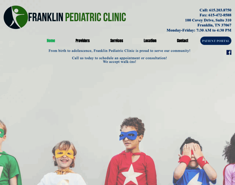 Franklinpediatricclinic.com thumbnail