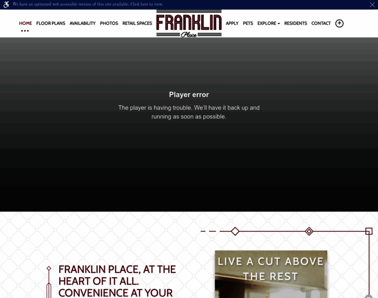 Franklinplaceluxuryapartments.com thumbnail