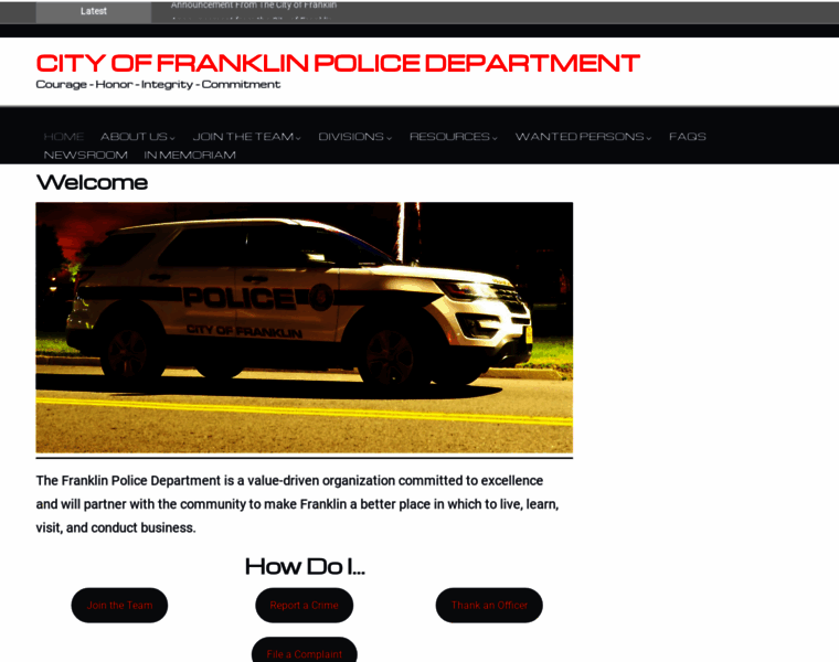 Franklinpolice.org thumbnail