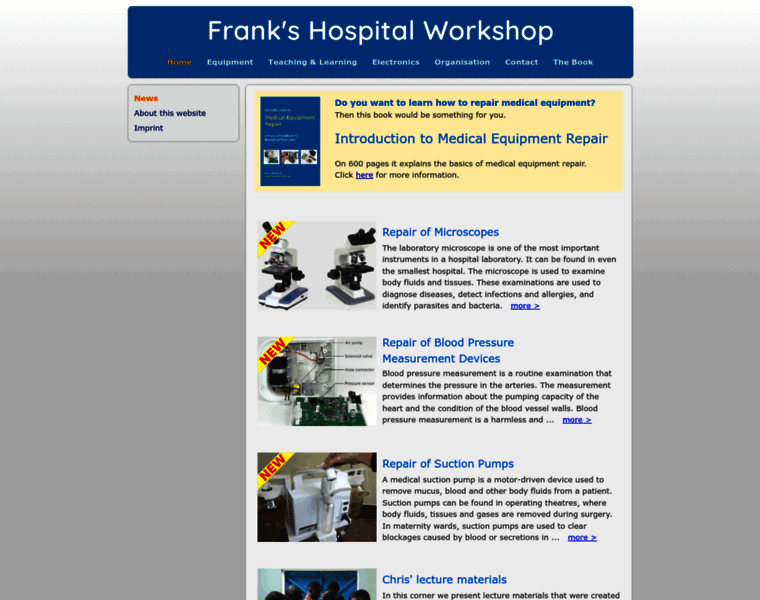 Frankshospitalworkshop.com thumbnail