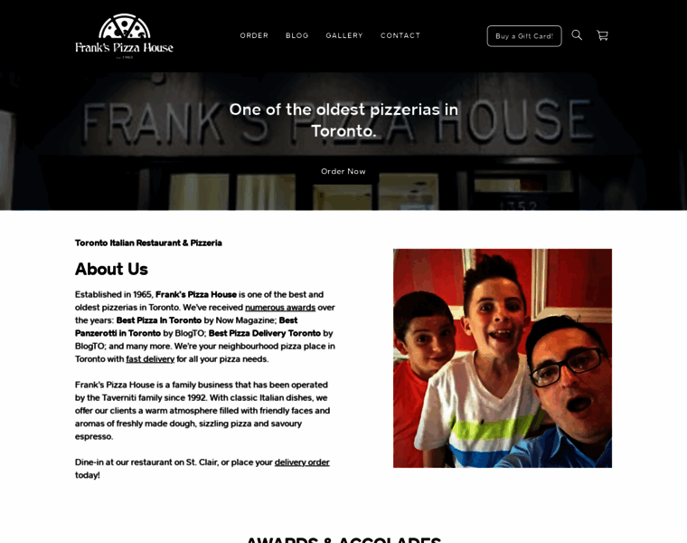 Frankspizzahouse.com thumbnail