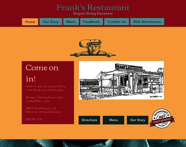 Franksrestaurant.com thumbnail