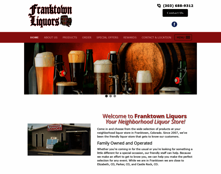 Franktownliquors.com thumbnail