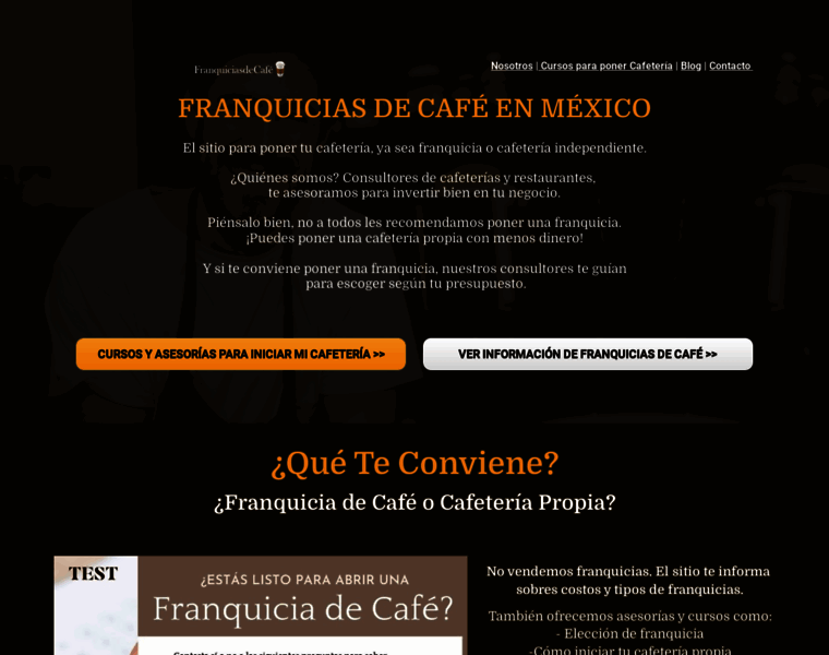 Franquiciasdecafe.com.mx thumbnail