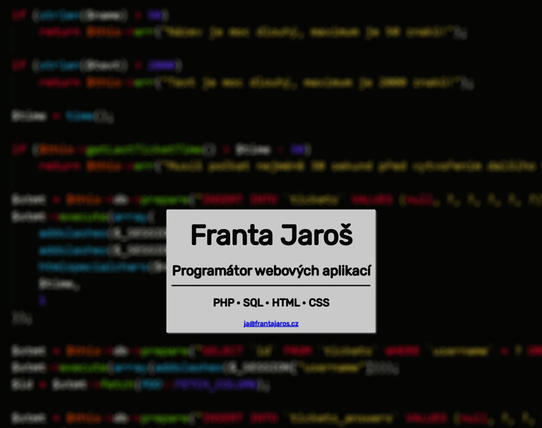 Frantajaros.cz thumbnail