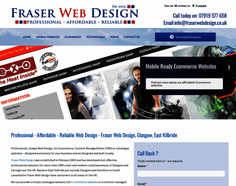 Fraserwebdesign.co.uk thumbnail