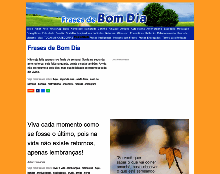 Frasesdebomdia.com.br thumbnail