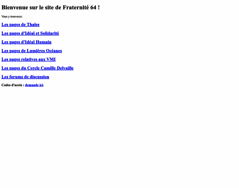 Fraternite64.fr thumbnail