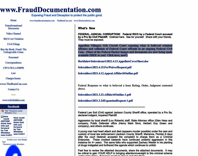 Frauddocumentation.com thumbnail