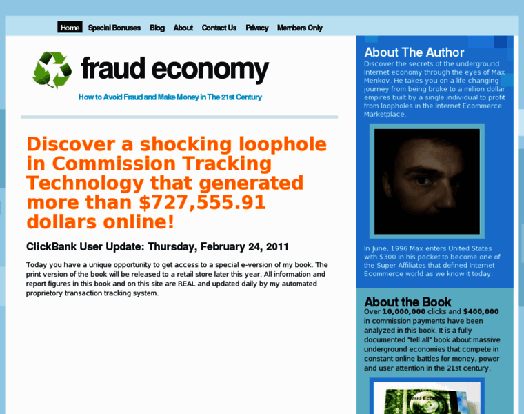 Fraudeconomy.com thumbnail