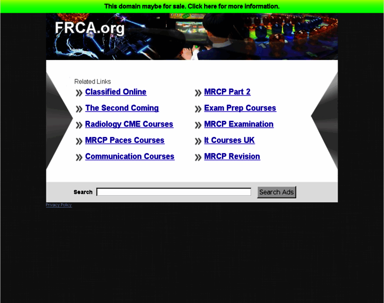 Frca.org thumbnail