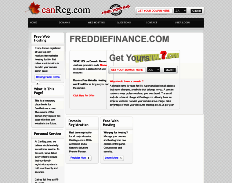 Freddiefinance.com thumbnail