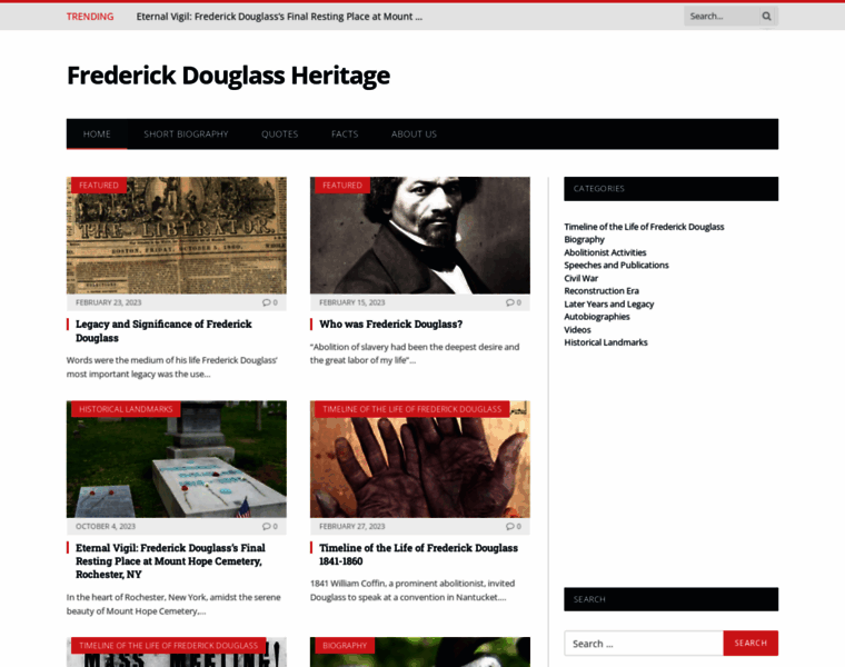 Frederick-douglass-heritage.org thumbnail