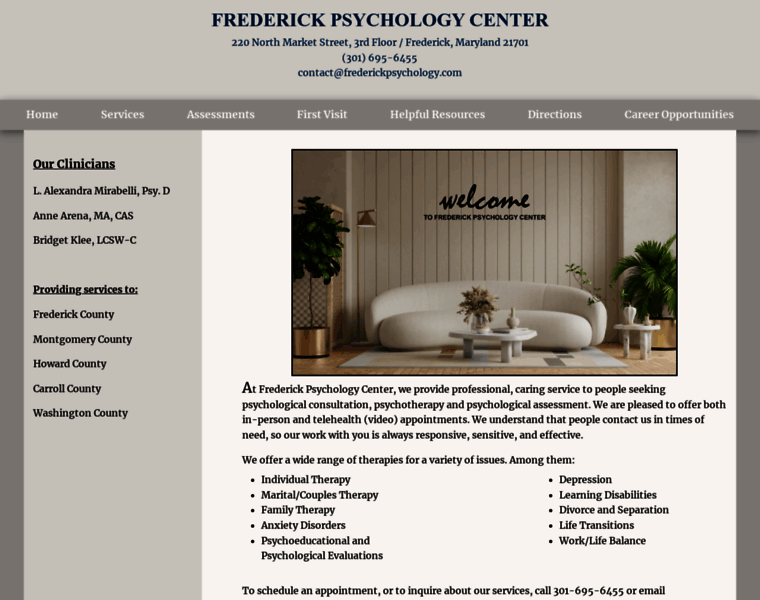 Frederickpsychologycenter.com thumbnail