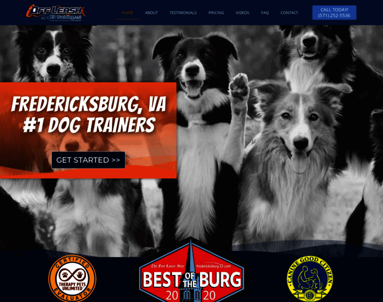 Fredericksburgdogtrainers.com thumbnail