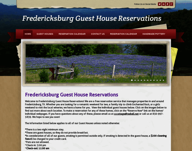 Fredericksburgguesthousereservations.com thumbnail