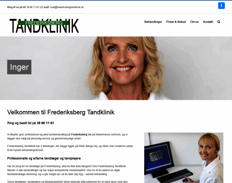 Frederiksbergtandklinik.dk thumbnail
