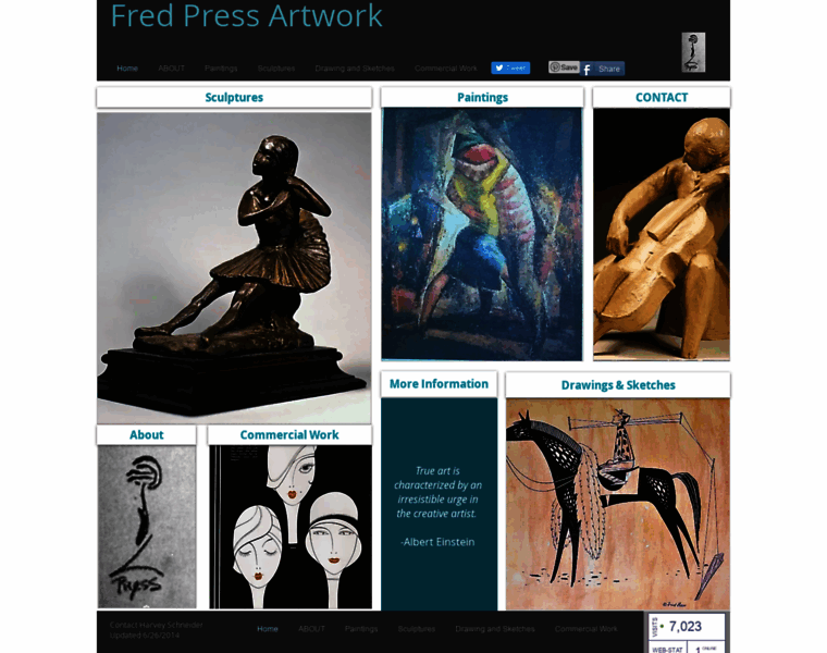 Fredpressartwork.com thumbnail
