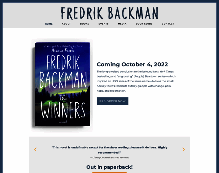 Fredrikbackmanbooks.com thumbnail