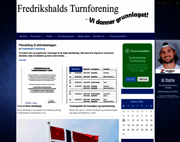 Fredrikshaldsturnforening.no thumbnail