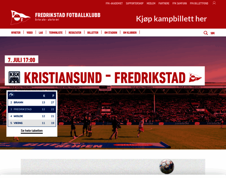 Fredrikstadfk.no thumbnail