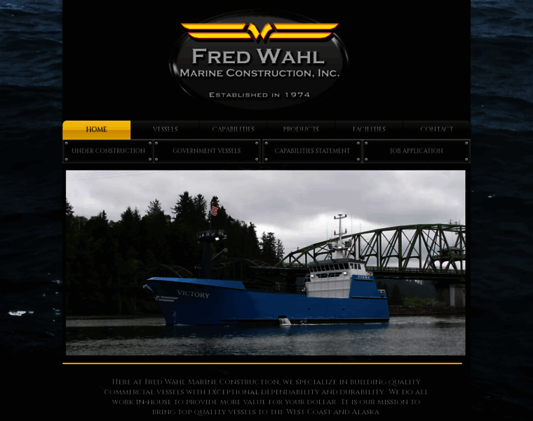 Fredwahlmarine.com thumbnail