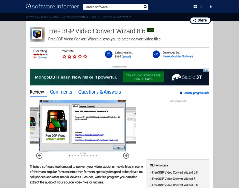 Free-3gp-video-convert-wizard.software.informer.com thumbnail