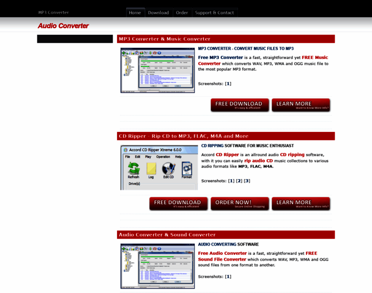 Free-audio-converter.net thumbnail