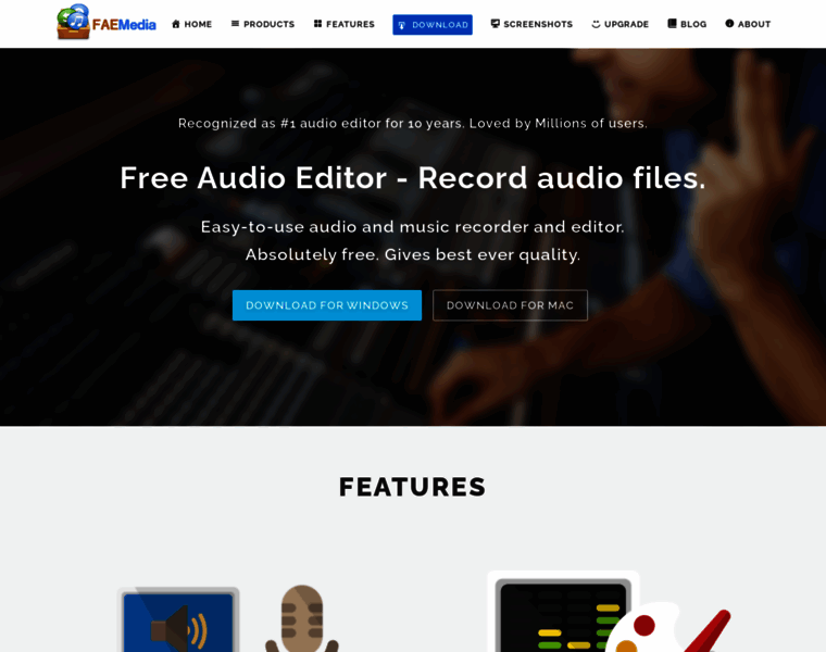 Free-audio-editor.com thumbnail