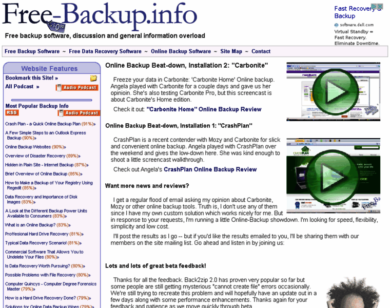 Free-backup.info thumbnail