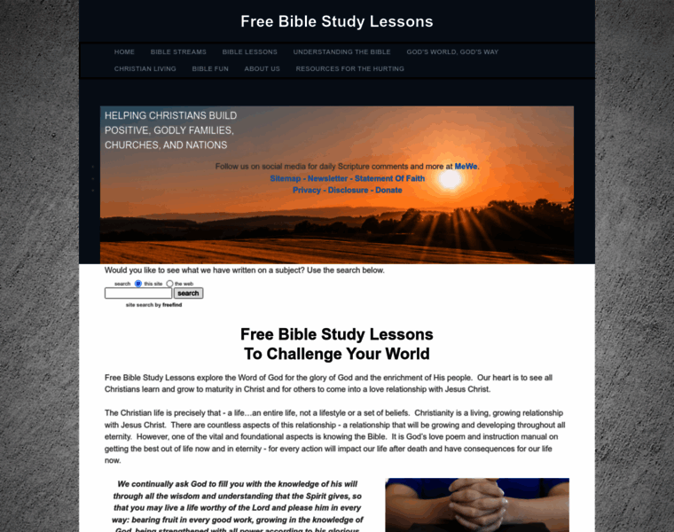 Free-bible-study-lessons.com thumbnail