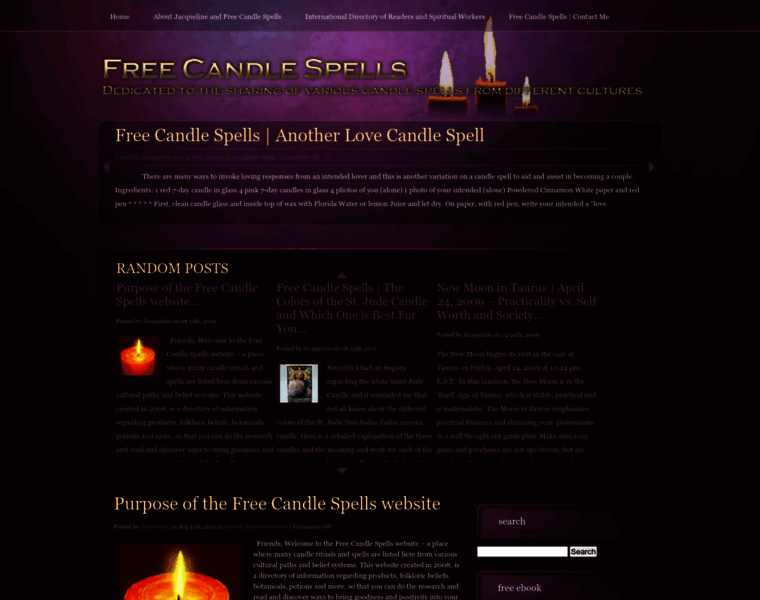 Free-candle-spells.com thumbnail