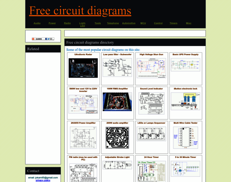 Free-circuit-diagrams.com thumbnail