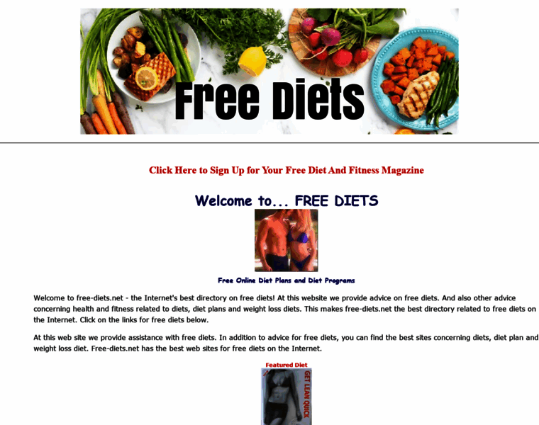 Free-diets.net thumbnail