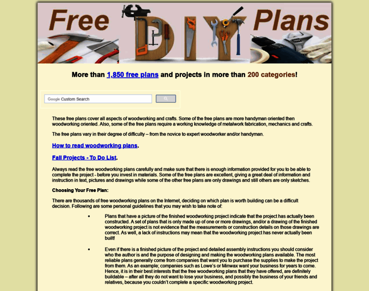 Free-diy-plans.com thumbnail