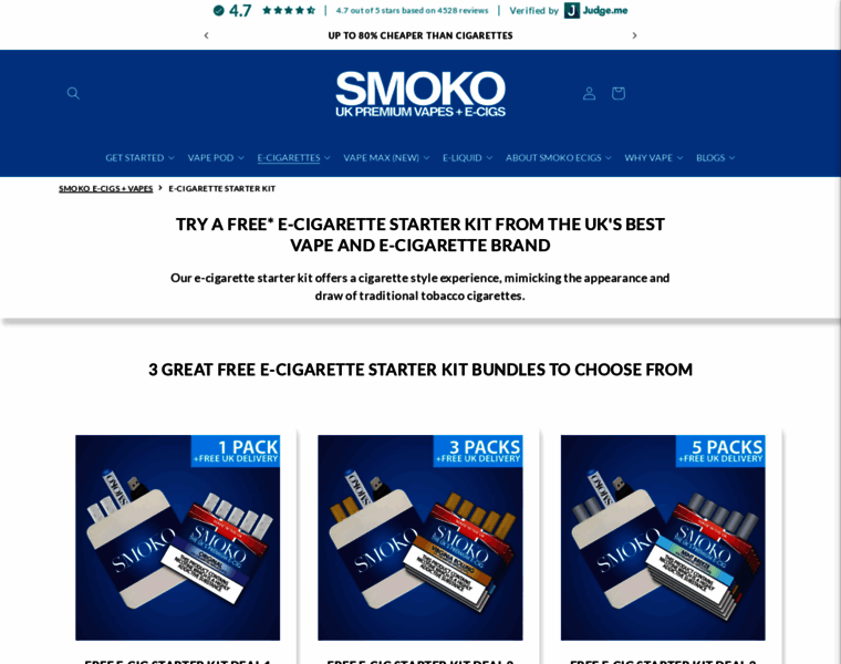 Free-e-cigarette.co.uk thumbnail