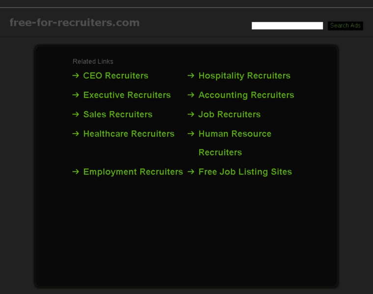 Free-for-recruiters.com thumbnail