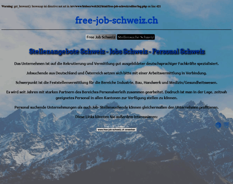 Free-job-schweiz.ch thumbnail