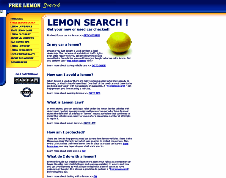 Free-lemon-check.net thumbnail