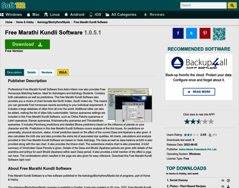 Free-marathi-kundli-software.soft112.com thumbnail