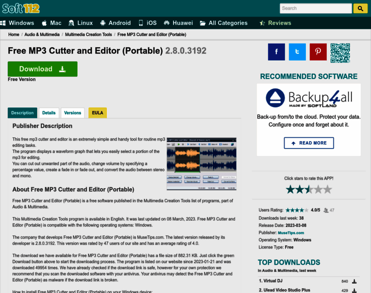 Free-mp3-cutter-and-editor-portable.soft112.com thumbnail