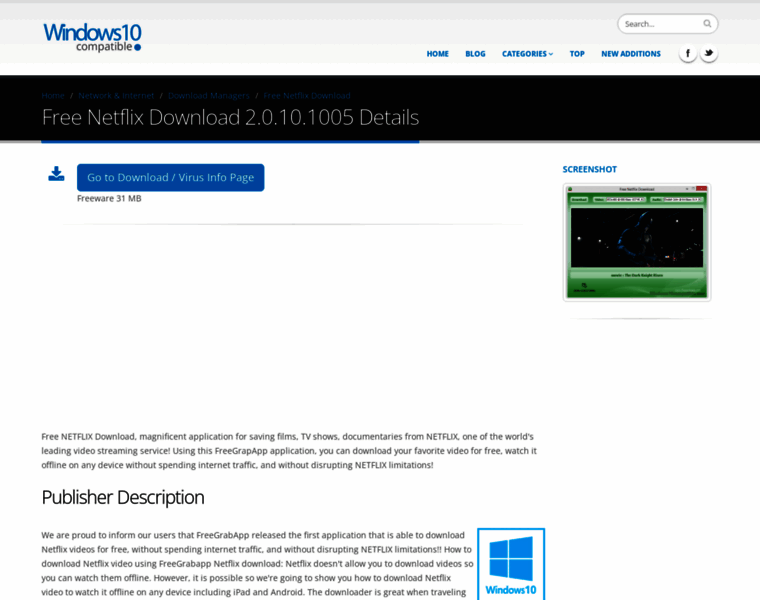Free-netflix-download.windows10compatible.com thumbnail