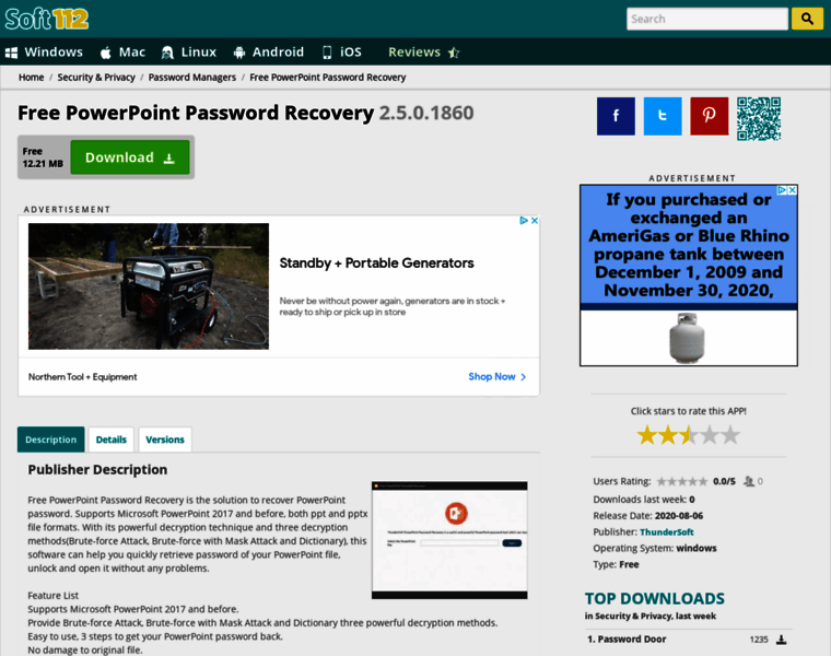 Free-powerpoint-password-recovery.soft112.com thumbnail